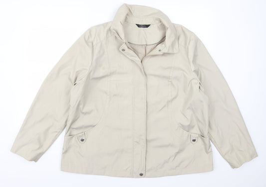 Womens UK Size L Bonmarché Beige Jacket