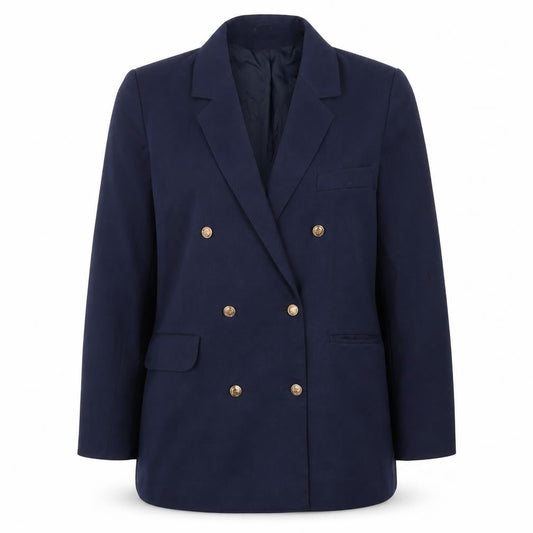 Classics Woman Womens Blue   Jacket Suit Jacket Size 14