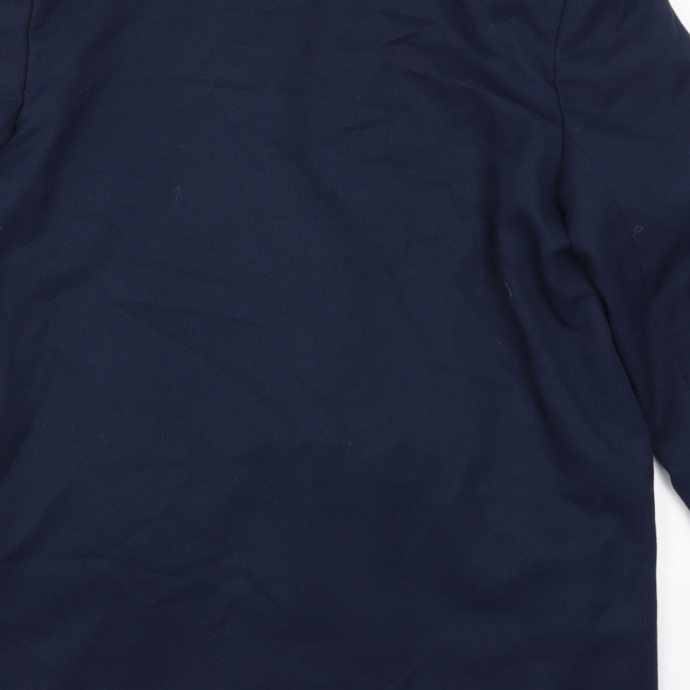 Classic Woman Womens Blue   Jacket Suit Jacket Size 14