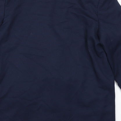 Classic Woman Womens Blue   Jacket Suit Jacket Size 14