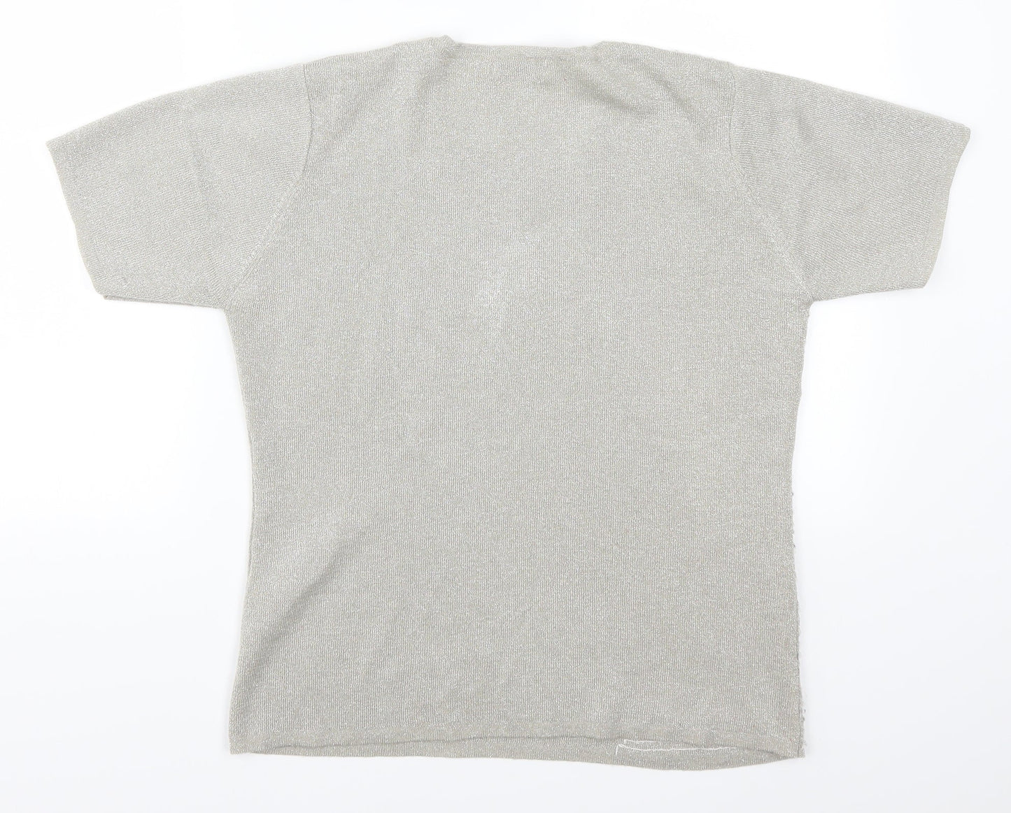 Mica Womens Grey   Basic T-Shirt Size 12