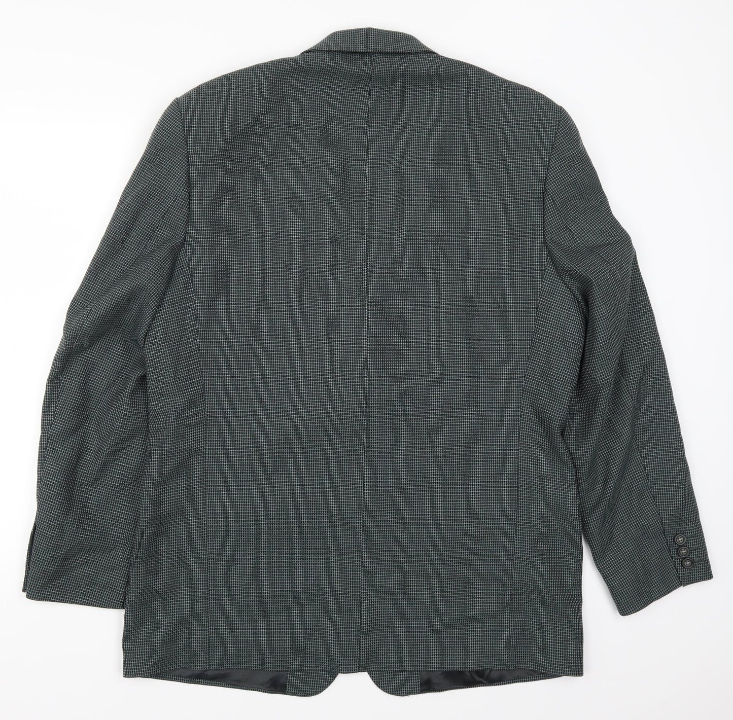 Mens UK Size 42 Debenham & Freebody Regular Green Suit Jacket