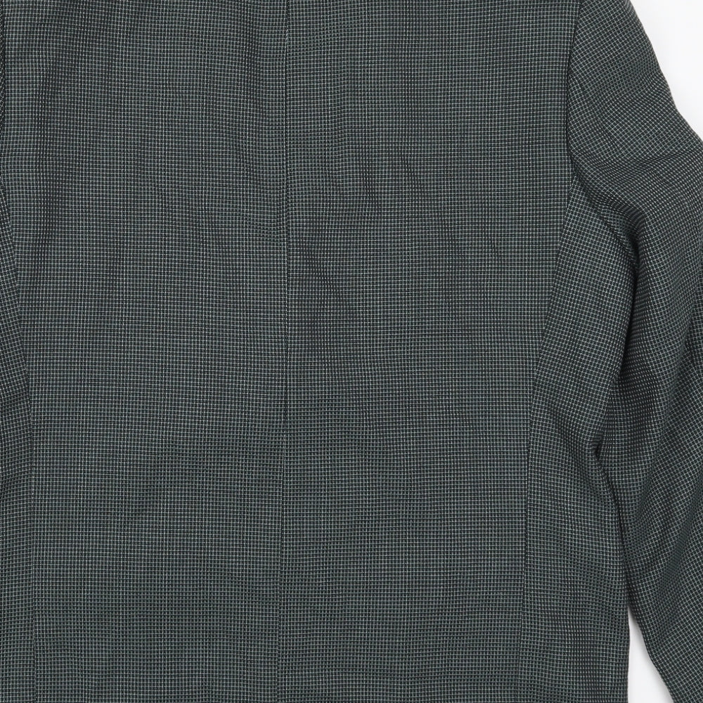 Mens UK Size 42 Debenham & Freebody Regular Green Suit Jacket