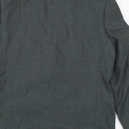 Mens UK Size 42 Debenham & Freebody Regular Green Suit Jacket