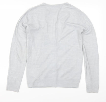 Marks and Spencer Womens Grey   Cardigan Jumper Size 8
