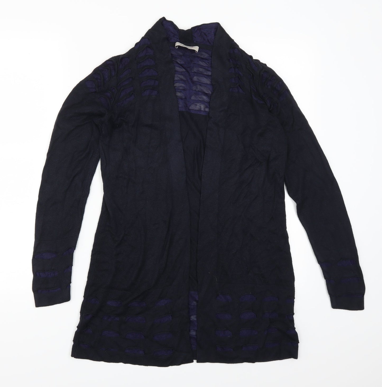 Per Una Womens Blue   Cardigan Jumper Size 8