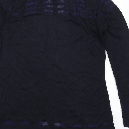 Per Una Womens Blue   Cardigan Jumper Size 8