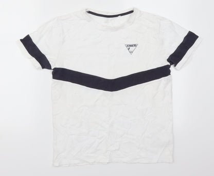 NEXT Boys White   Basic T-Shirt Size 13 Years  - #Connected