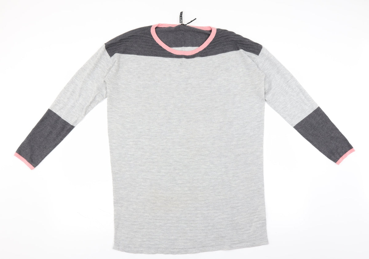 Capsule Womens Grey Pullover Jumper Size 12