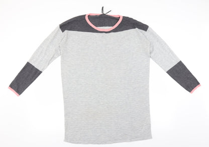 Capsule Womens Grey Pullover Jumper Size 12