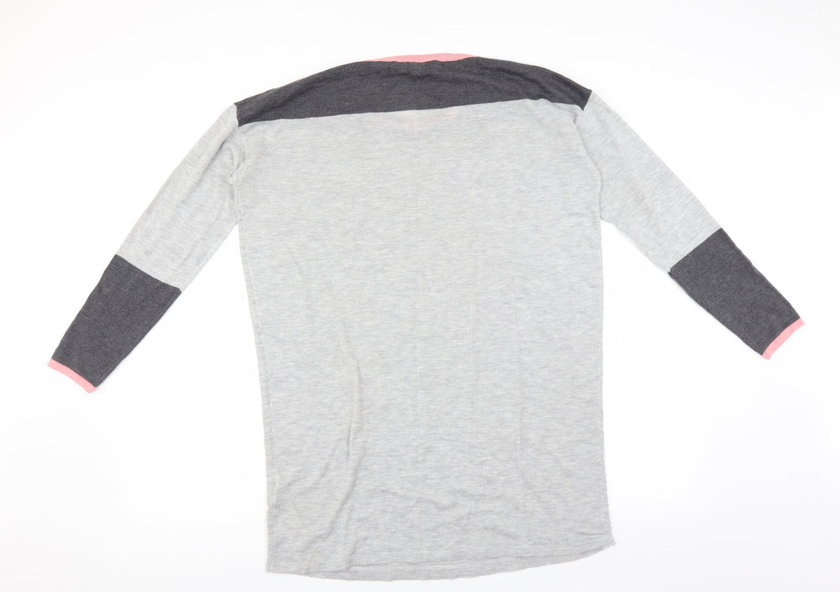 Capsule Womens Grey Pullover Jumper Size 12