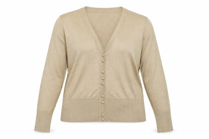 Soon Womens Beige   Cardigan Jumper Size 16