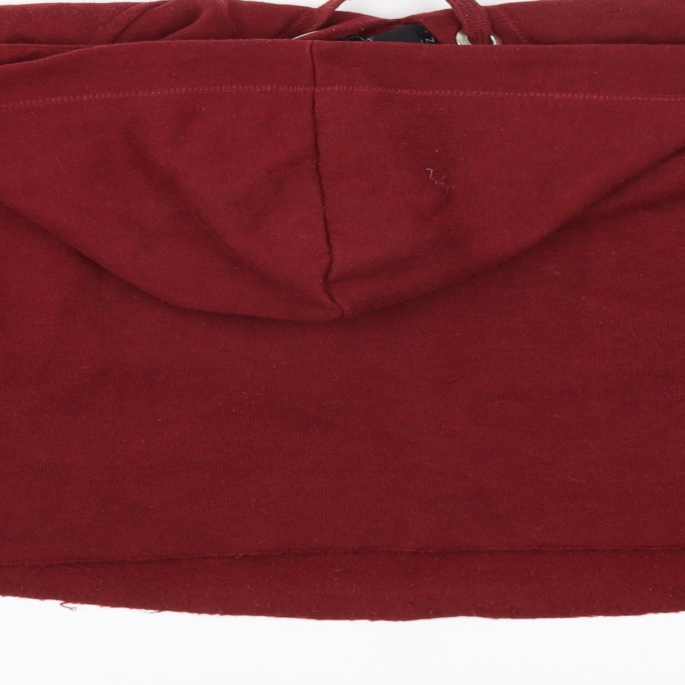 New Look Girls Red   Pullover Hoodie Size 12-13 Years  - california usa cropped