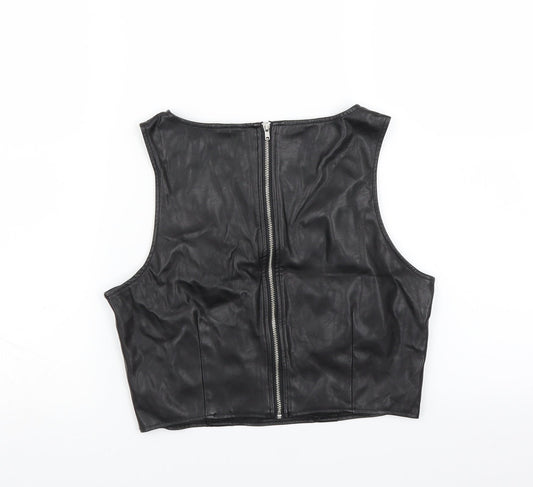 Divided by H&M Womens Black   Basic Blouse Size 14