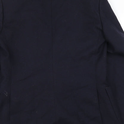 Mens UK Size 38 C&A Regular Blue Suit Jacket