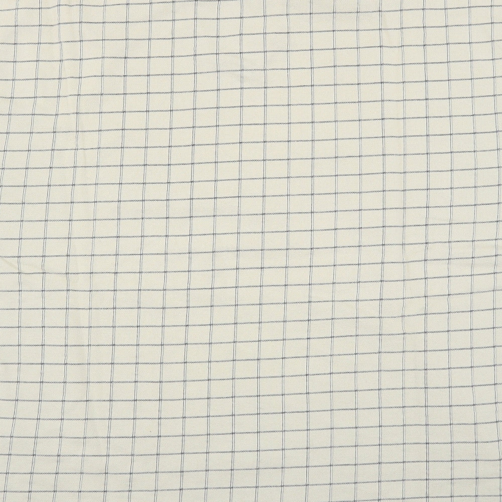 melka  Mens Beige Check   Polo Size XL