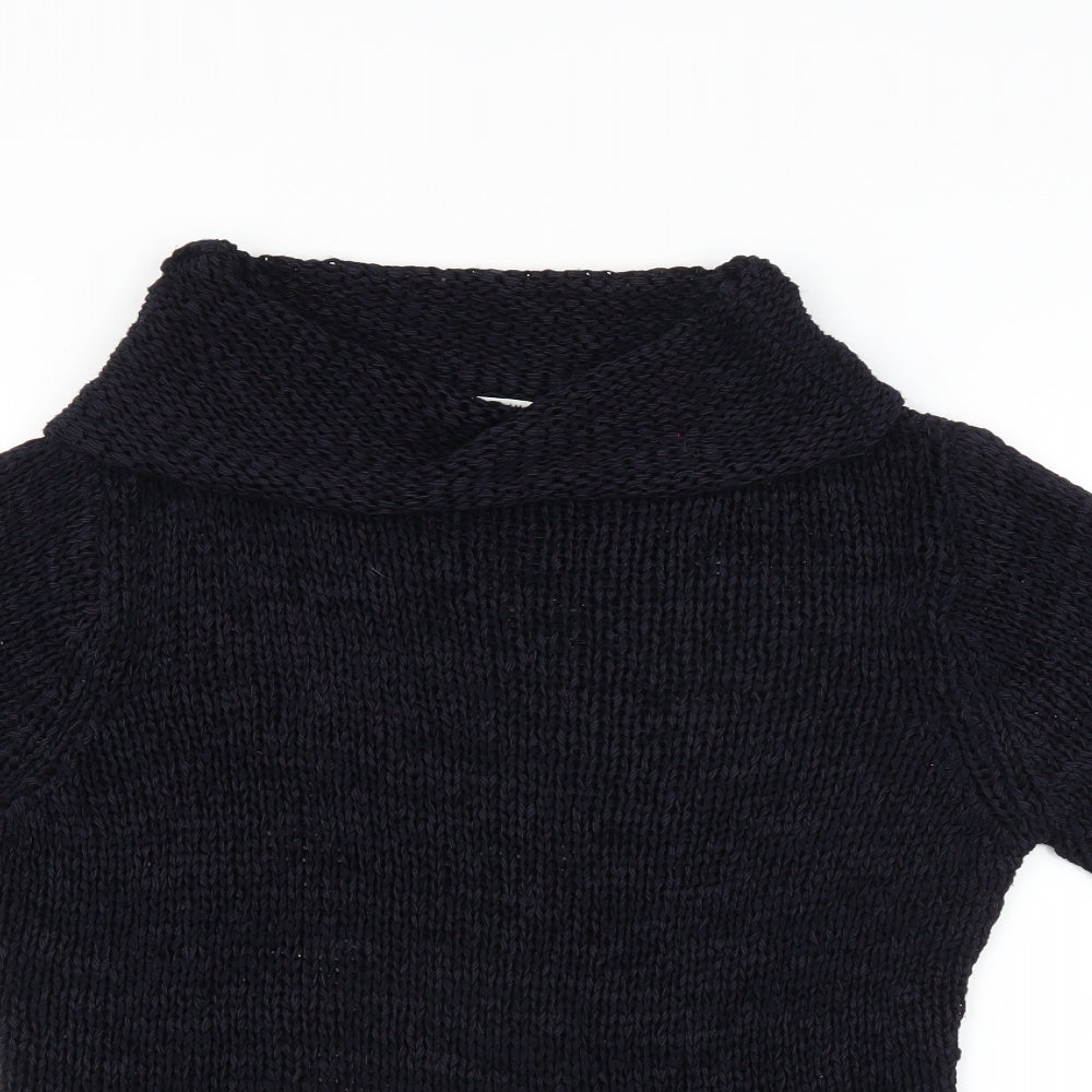 Platinum Womens Blue   Pullover Jumper Size M