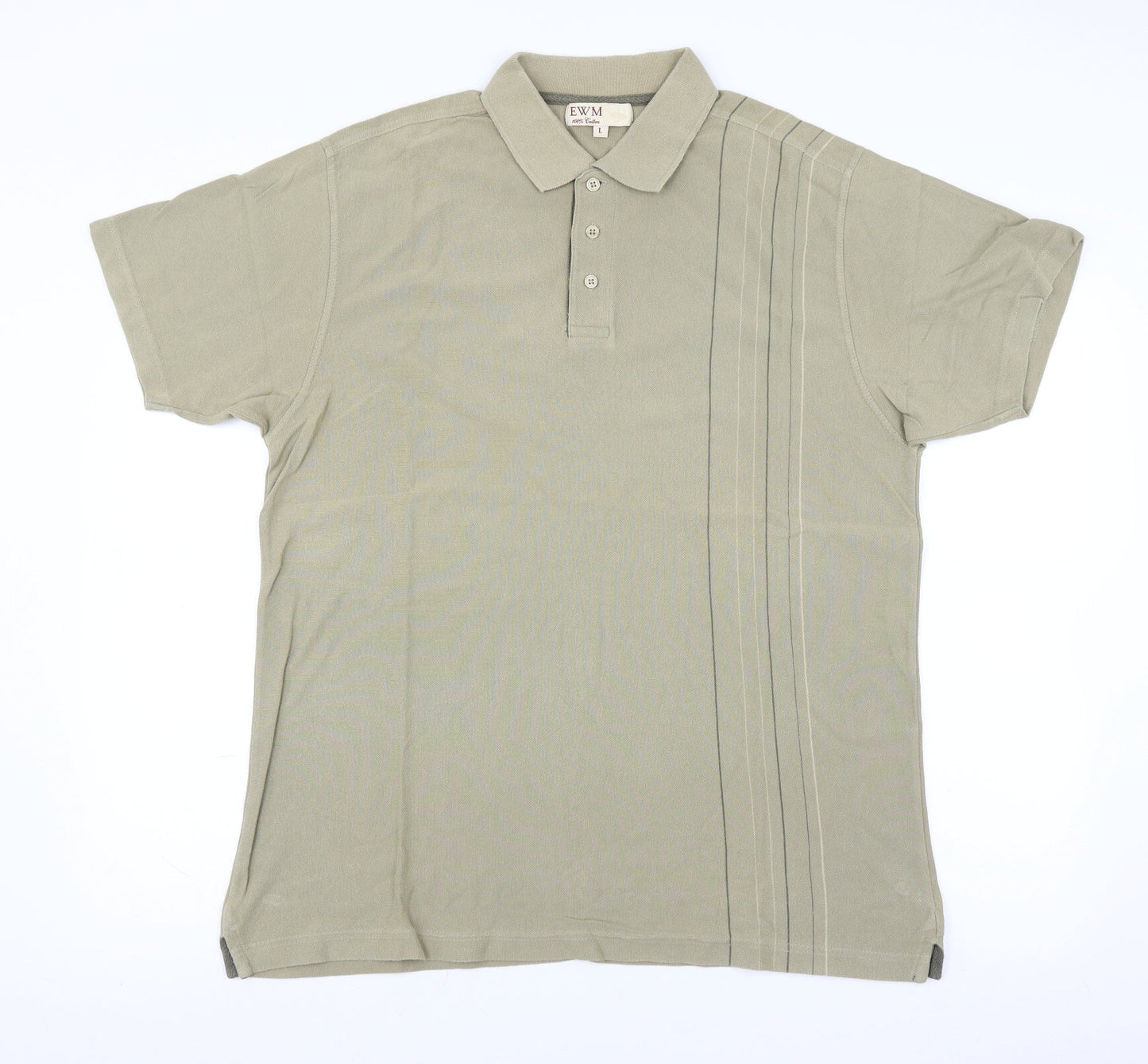 EWM Mens Green    Polo Size L