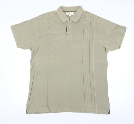EWM Mens Green    Polo Size L