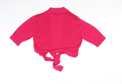Just Elegance Womens Pink   Cardigan Jumper Size M