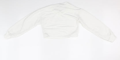 Womens UK Size 12 PRETTYLITTLETHING White Basic T-Shirt
