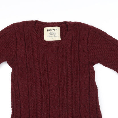 Papaya Womens Red   Fit & Flare  Size 10