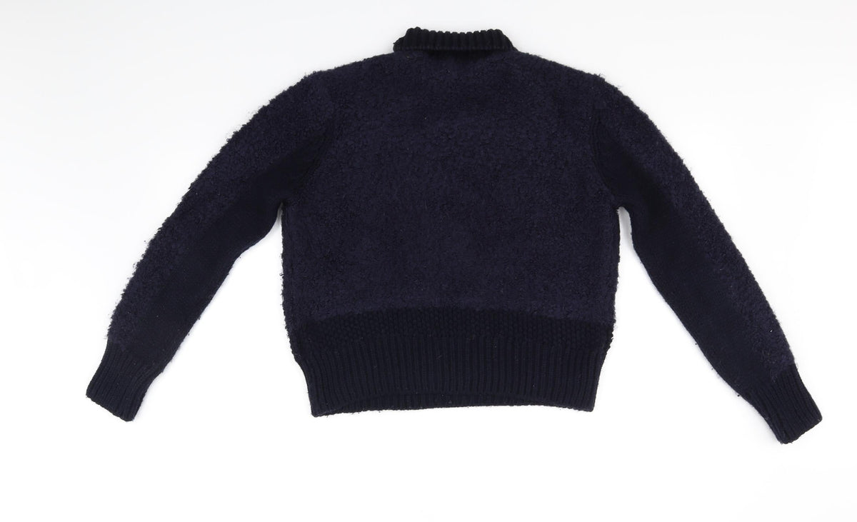 Marks & Spencer Collection Womens Blue   Pullover Jumper Size 12