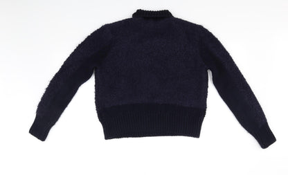 Marks & Spencer Collection Womens Blue   Pullover Jumper Size 12