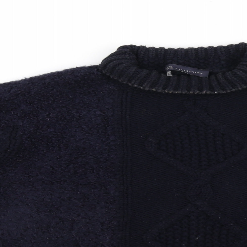 Marks & Spencer Collection Womens Blue   Pullover Jumper Size 12