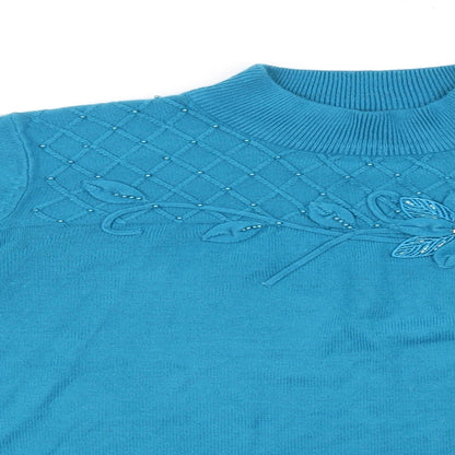 Bonmarché Womens Blue Pullover Jumper Size L