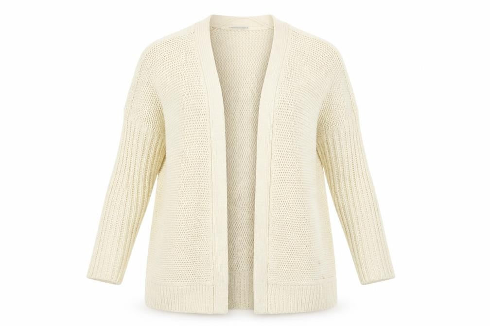 Noisy May Womens Beige   Cardigan Jumper Size S