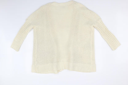 Noisy may Womens Beige   Cardigan Jumper Size S