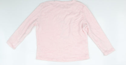 F&F Womens Pink Solid  Top Pyjama Top Size L