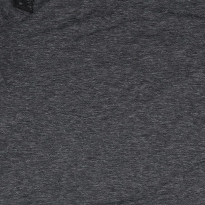 Womens UK Size 8 Zara Grey Basic T-Shirt
