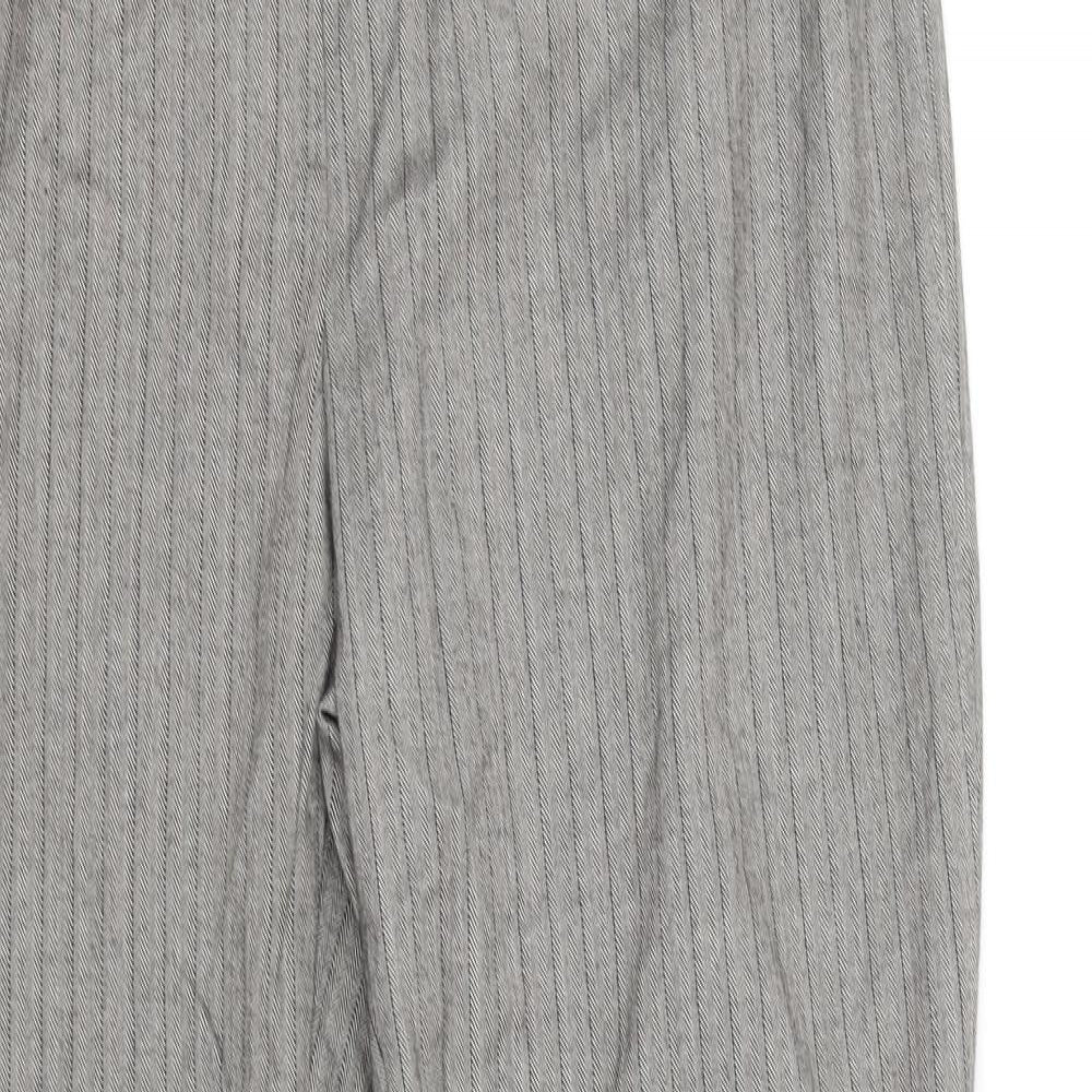Womens UK Size 14 Marks and Spencer Regular Fit  Grey Trousers