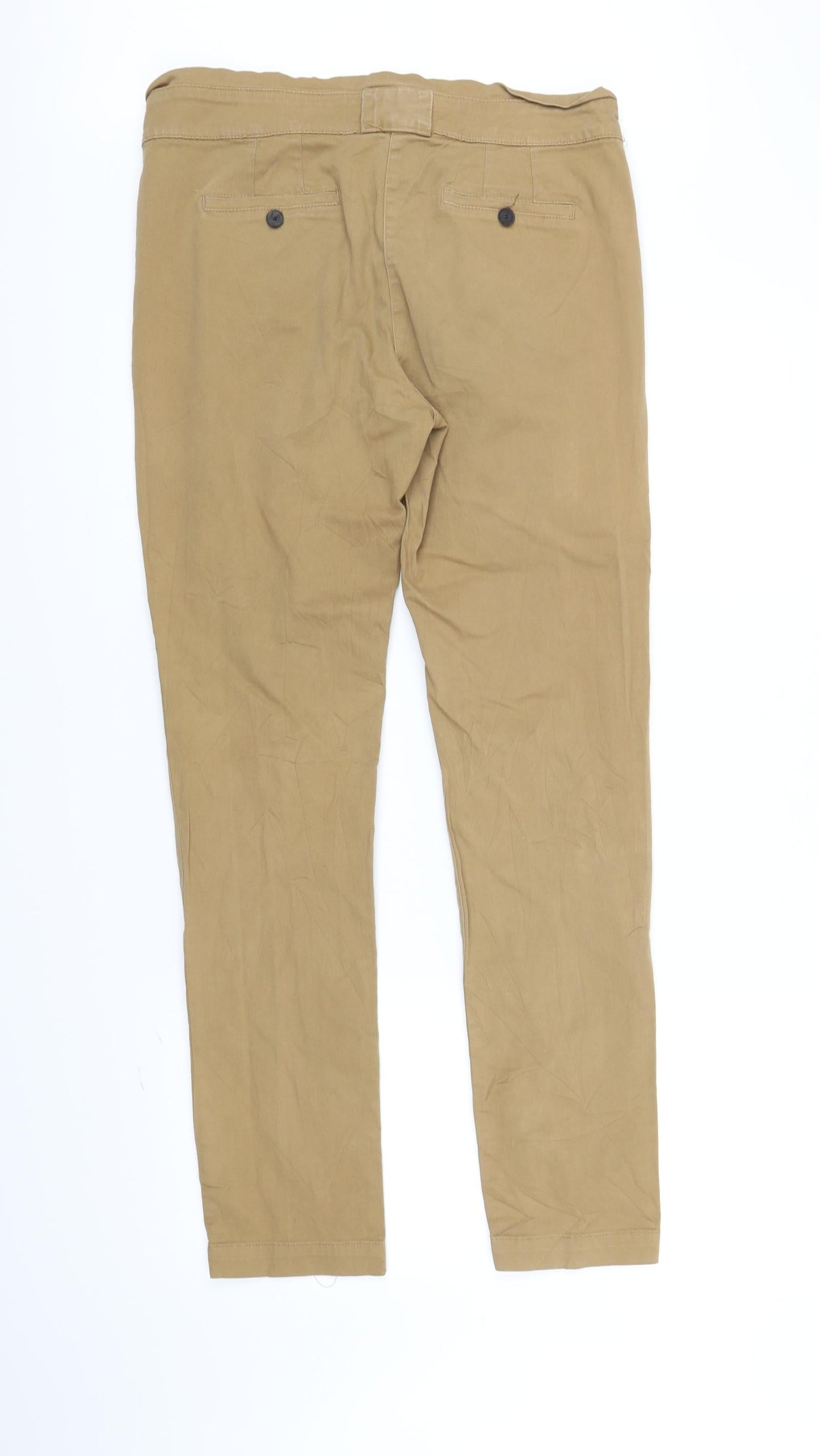 Womens UK Size 8 Berksha Regular Fit  Beige Trousers