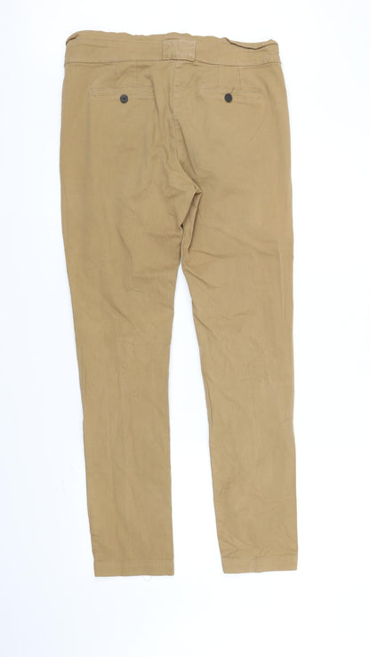 Womens UK Size 8 Berksha Regular Fit  Beige Trousers
