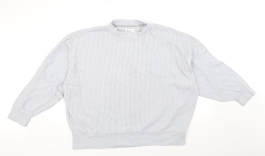 Love to lounge Womens Blue Houndstooth  Pullover Jumper Size L