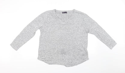 Womens UK Size 14 M&S Collection Grey Basic T-Shirt