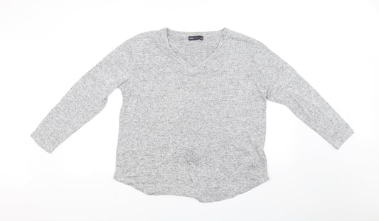 Womens UK Size 14 M&S Collection Grey Basic T-Shirt