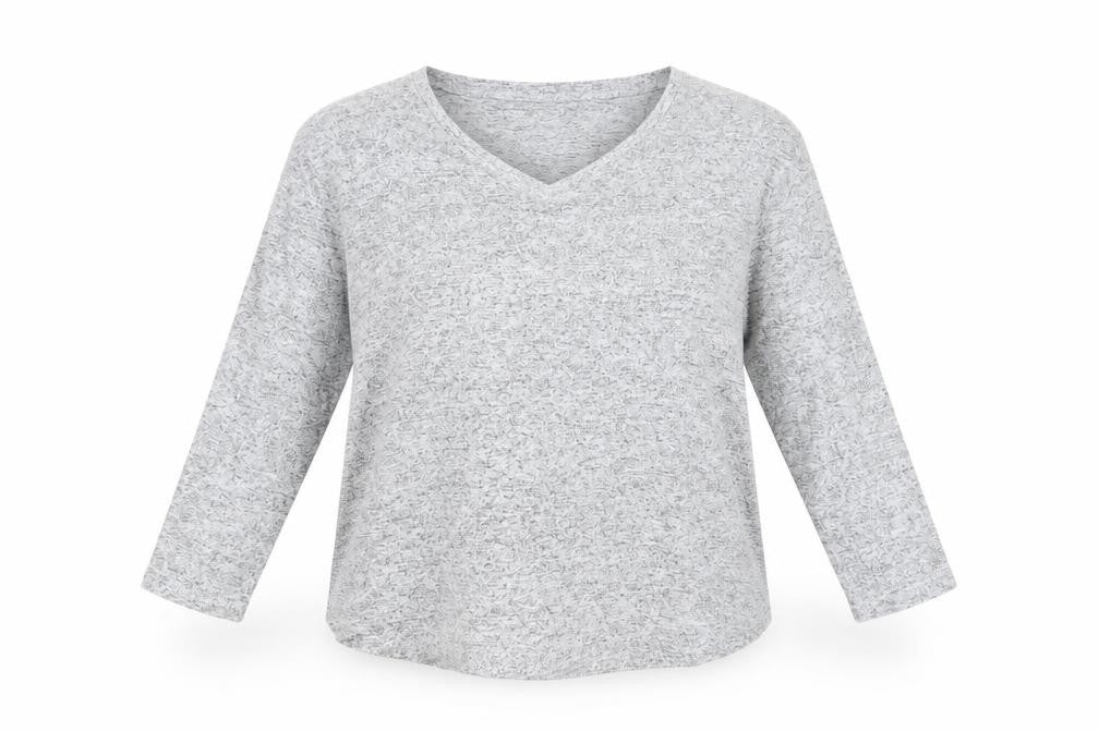 Womens UK Size 14 M&S Collection Grey Basic T-Shirt