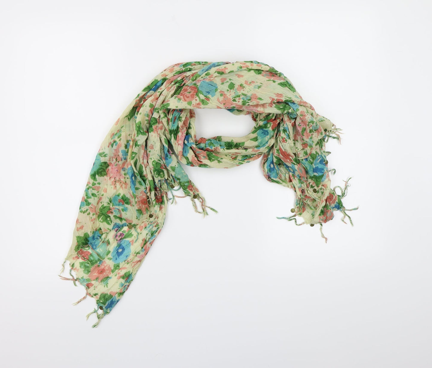 Preworn Womens Multicoloured Floral   Scarf