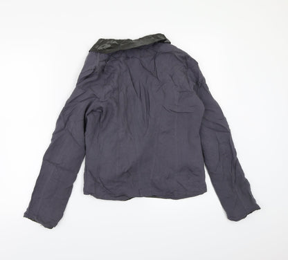 Womens UK Size 10 Crafted Purple Jacket