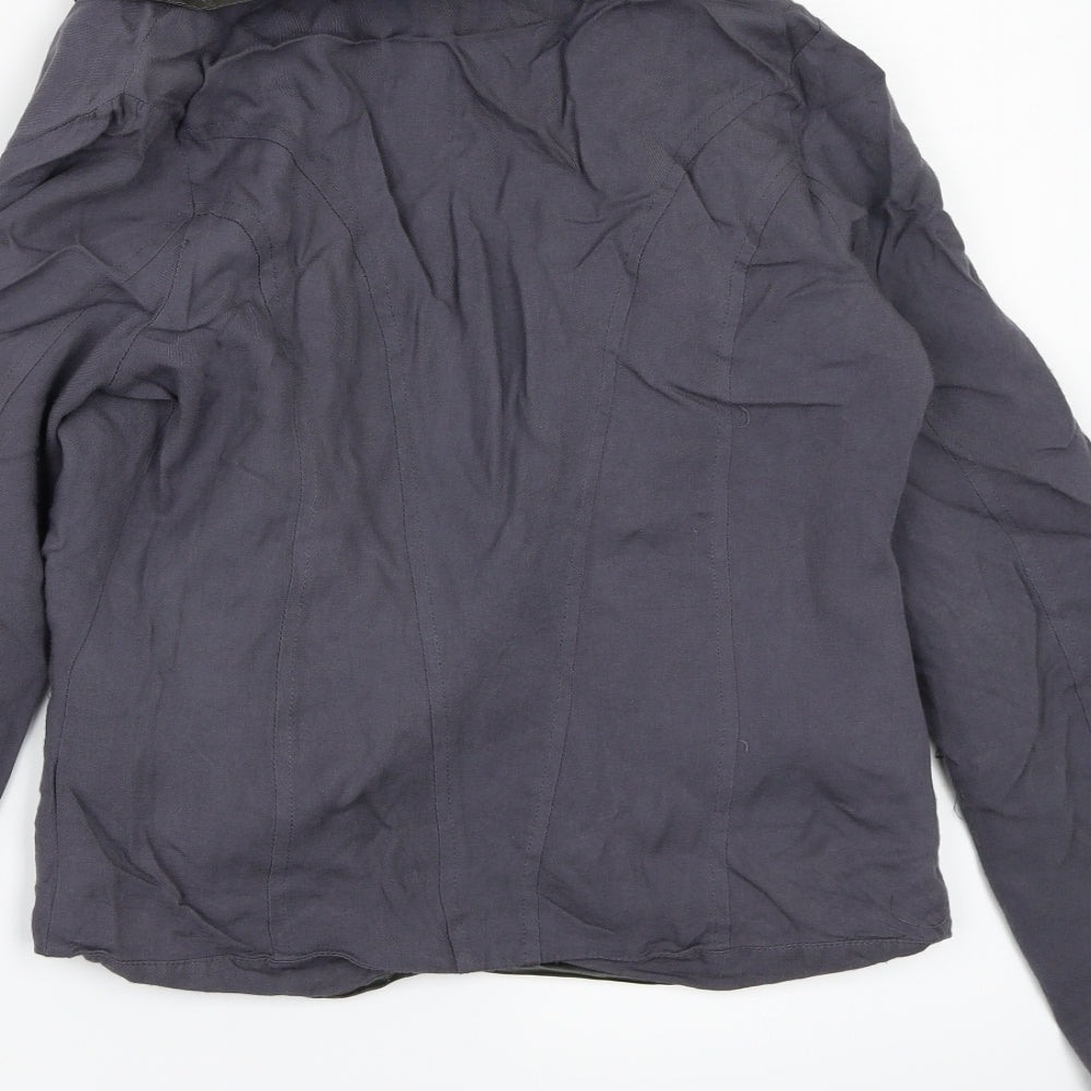 Womens UK Size 10 Crafted Purple Jacket