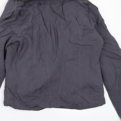 Womens UK Size 10 Crafted Purple Jacket