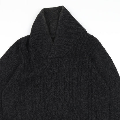 ACW85 Mens Grey  Knit Pullover Jumper Size M