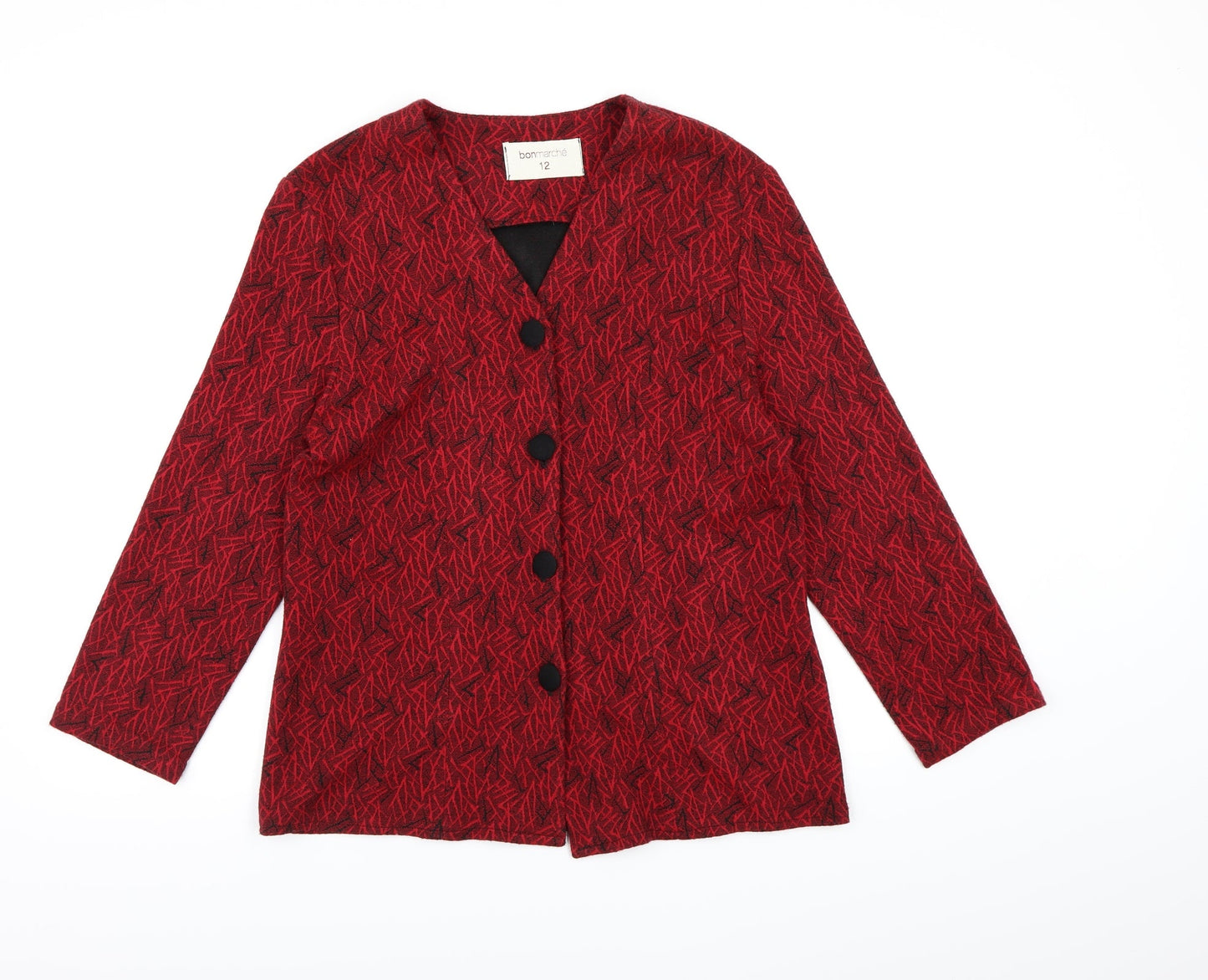 Womens UK Size 12 Bonmarché Red Jacket