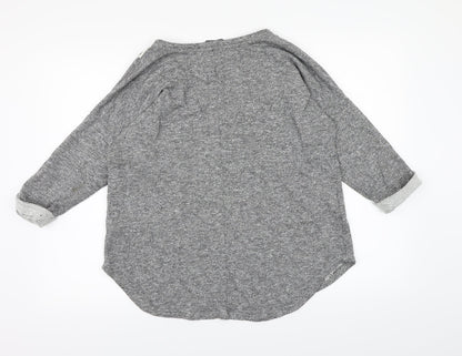 Blooming Marvellous Womens Grey  Knit Pullover Jumper Size 10