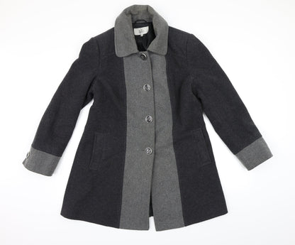 Womens UK Size 12 Isle Grey Pea Coat