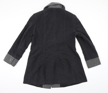 Womens UK Size 12 Isle Grey Pea Coat